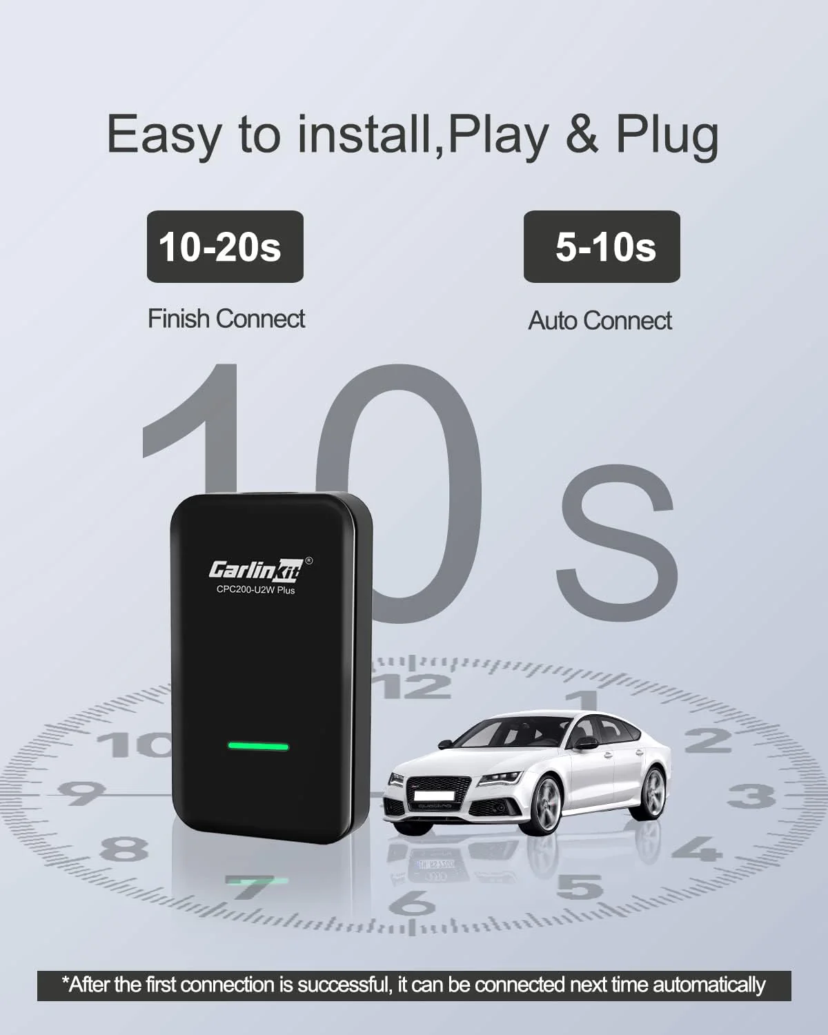 š„š„š„Carlinkit 3.0 U2W Wireless carplay adapter for OEM factory wired carplay to wireless CPC200-U2W-PLUS - Image 2