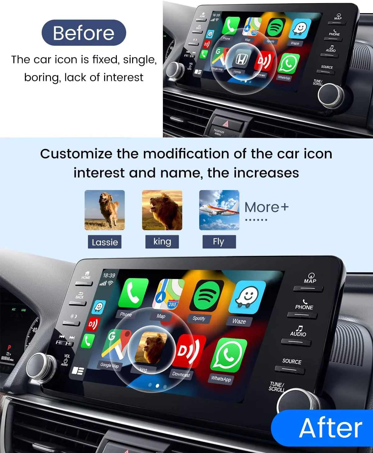 š„š„š„Carlinkit 3.0 U2W Wireless carplay adapter for OEM factory wired carplay to wireless CPC200-U2W-PLUS - Image 6