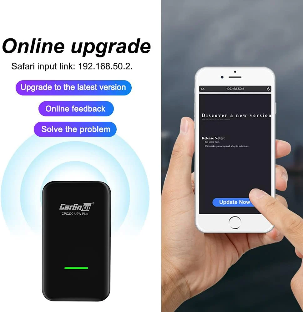 š„š„š„Carlinkit 3.0 U2W Wireless carplay adapter for OEM factory wired carplay to wireless CPC200-U2W-PLUS - Image 9